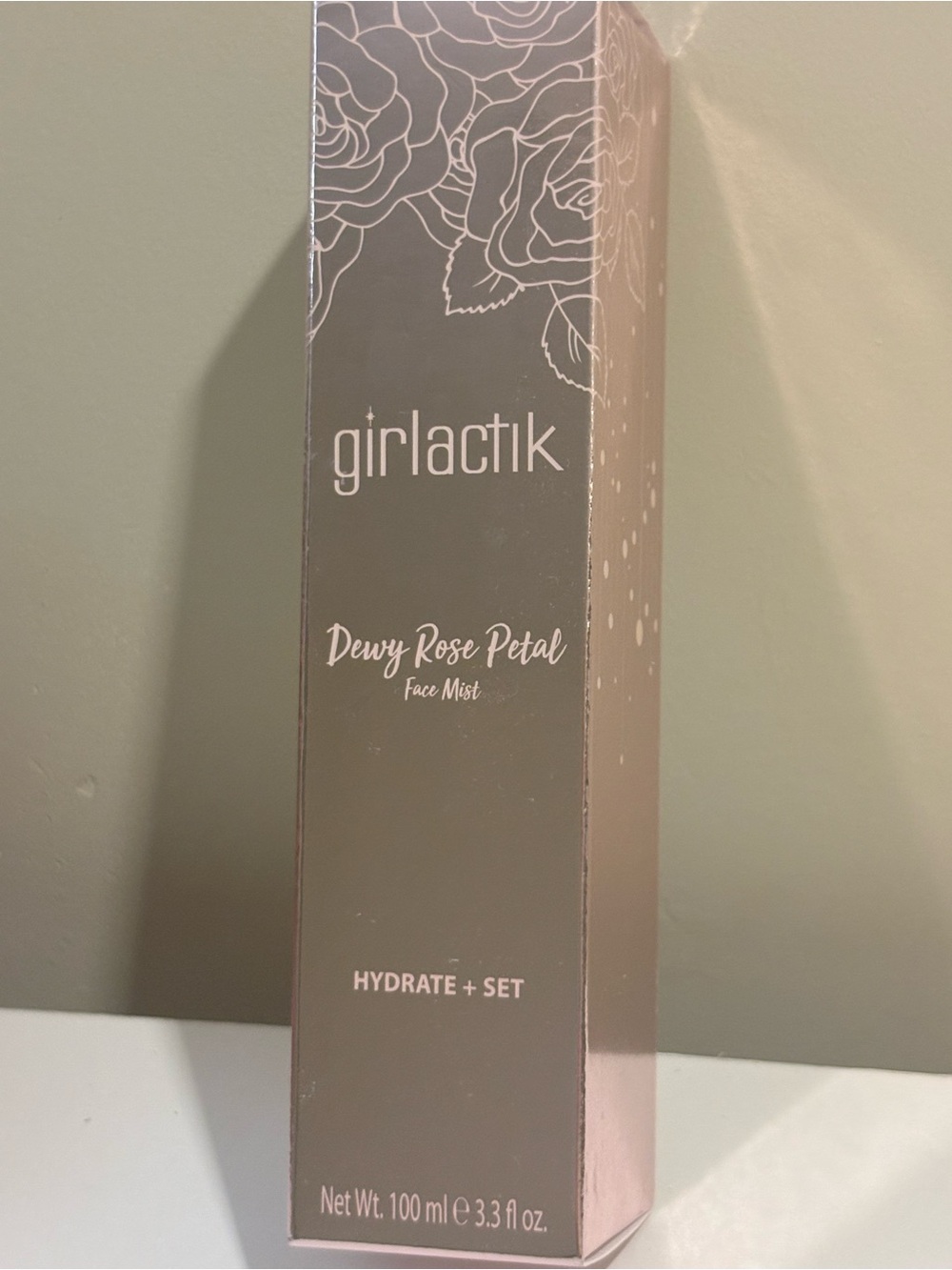 girlactik Dewy Rose Petal Face Mist 3.3 fl oz / 100 mL BNIB